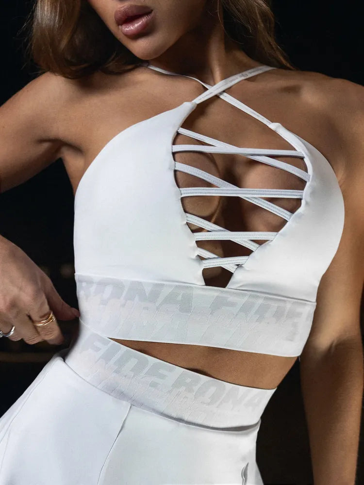 Sports Bra X Top Cloud Dancer
