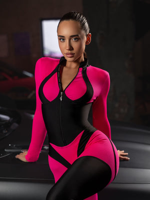 Jumpsuit Mistress Neon Pink