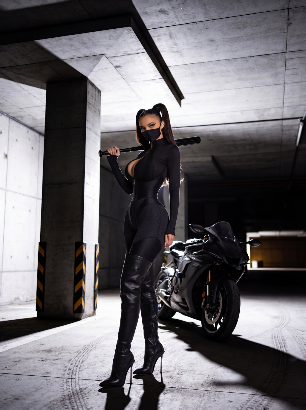 Jumpsuit Mistress Black