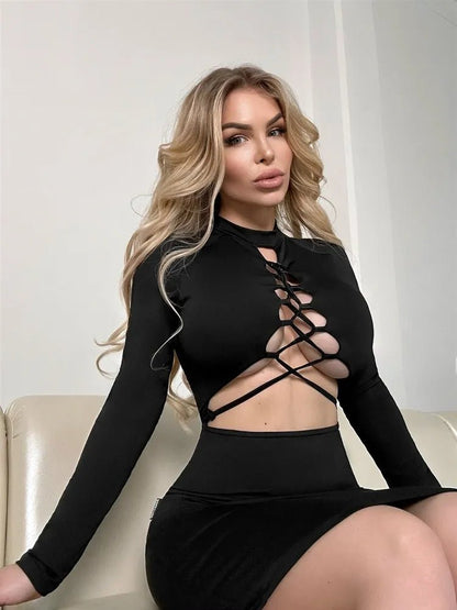 Dress Lilith Black - Bona Fide