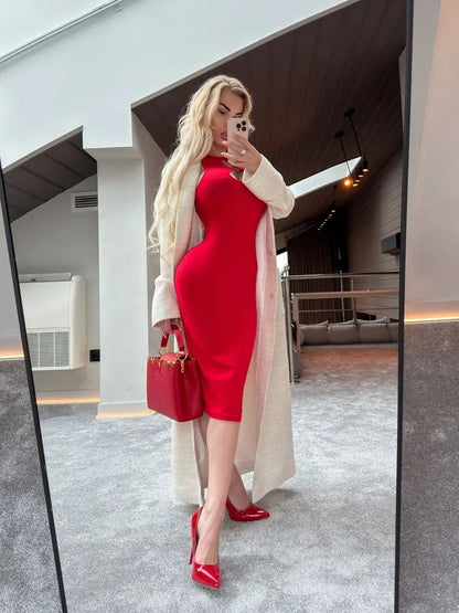 Dress Miami long Red - Bona Fide