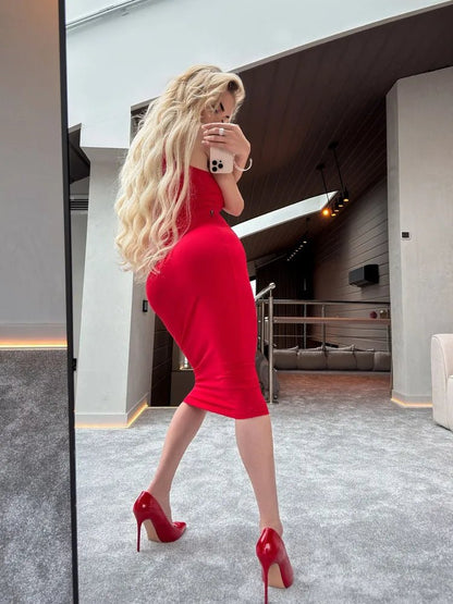 Dress Miami long Red - Bona Fide