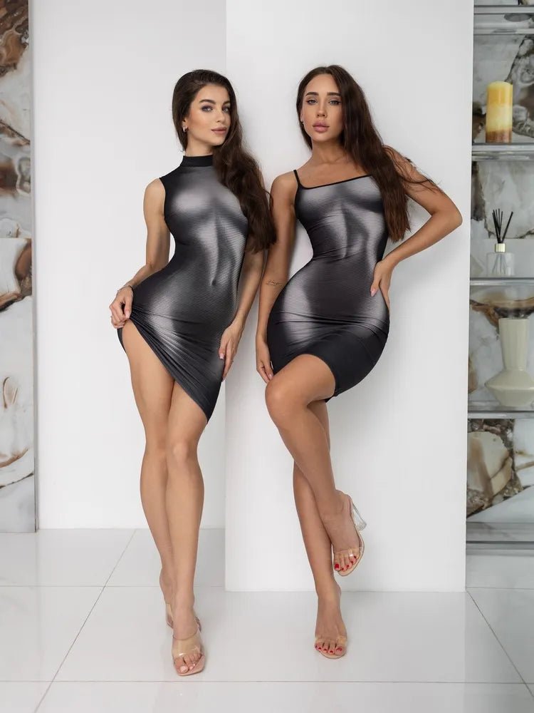 Dress Nudy Nude Naked Grey - Bona Fide