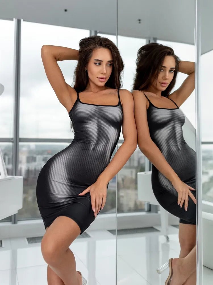 Dress Nudy Nude Naked Grey - Bona Fide