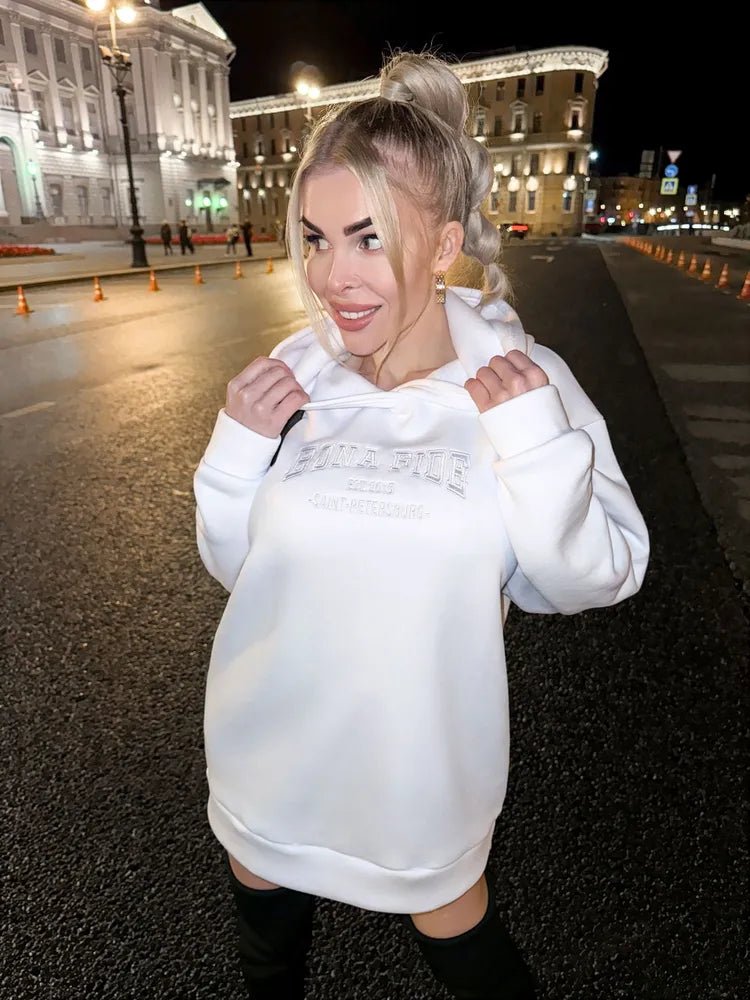 Hoody Bona Hoody White - Bona Fide