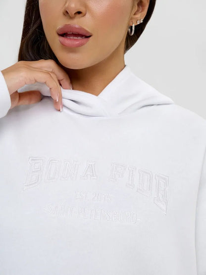 Hoody Bona Hoody White - Bona Fide