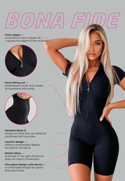 Jumpsuit Arcana Base Mini Black - Bona Fide