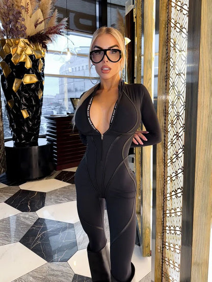 Jumpsuit Hot - shape Suit Black - Bona Fide