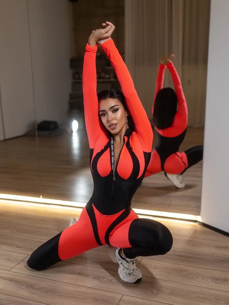 Jumpsuit Mistress Orange Neon - Bona Fide