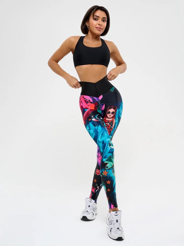 Leggings Bona Corsage Pin - Up Girl - Bona Fide