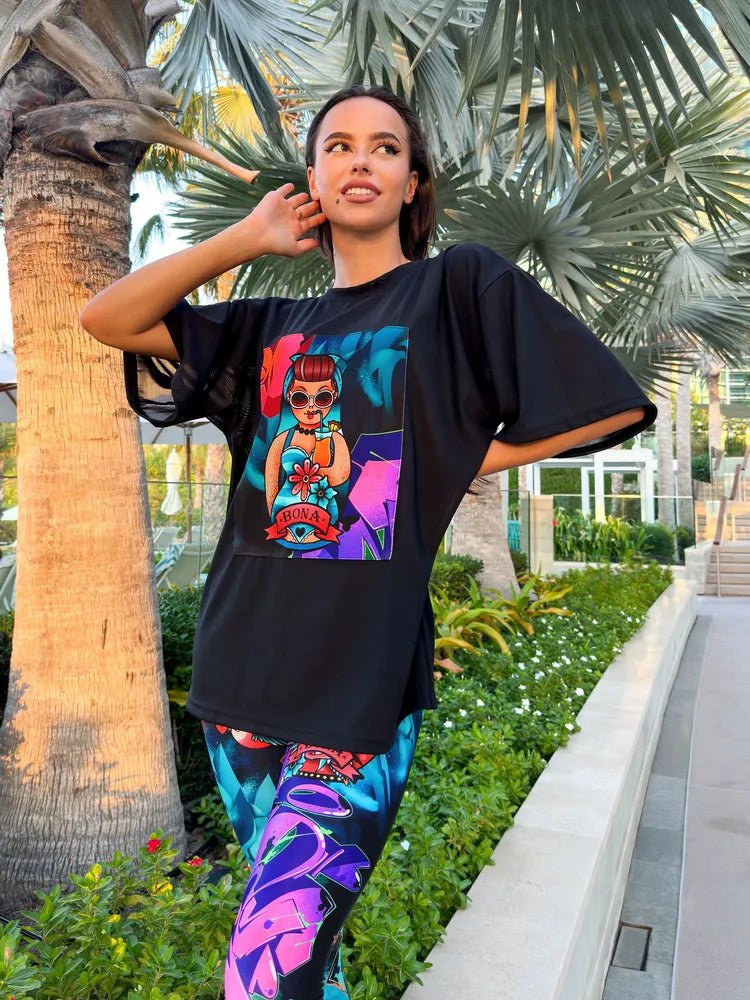 Leggings Bona Corsage Pin - Up Girl - Bona Fide