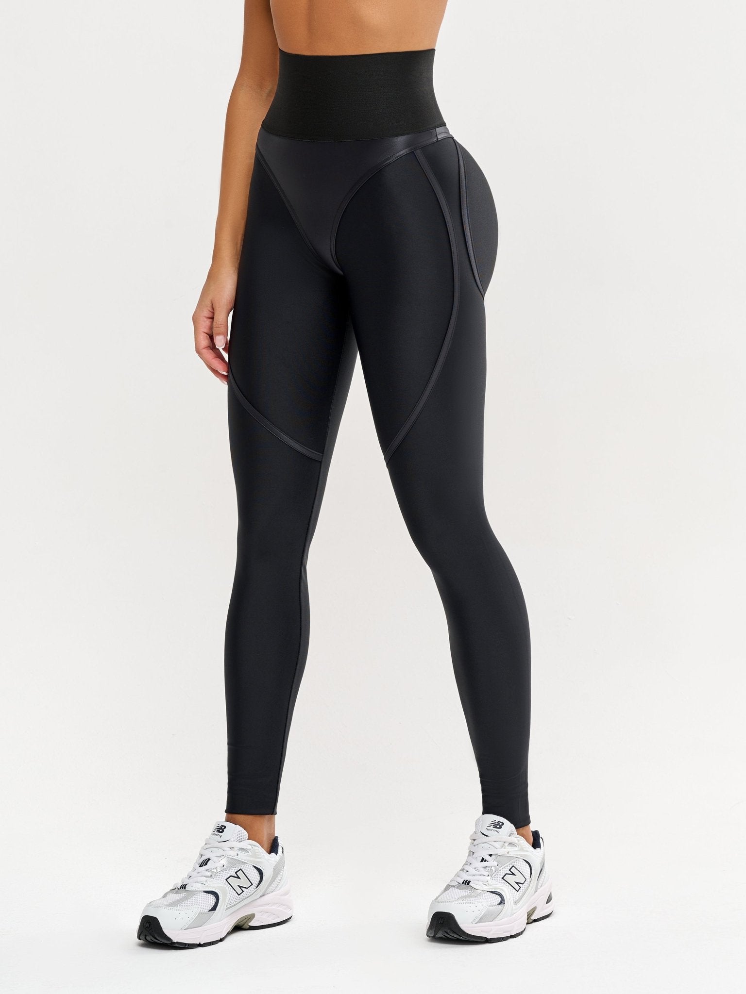 Leggings Extra Sex Corsage LYC Black - Bona Fide