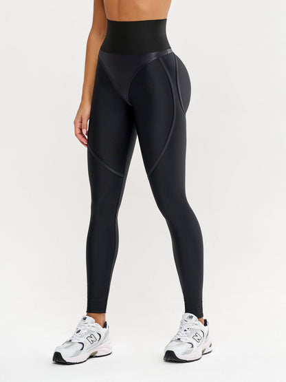 Leggings Extra Sex Corsage LYC Black - Bona Fide