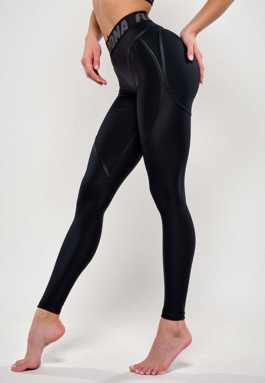 Leggings Extra Sex LYC Black - Bona Fide