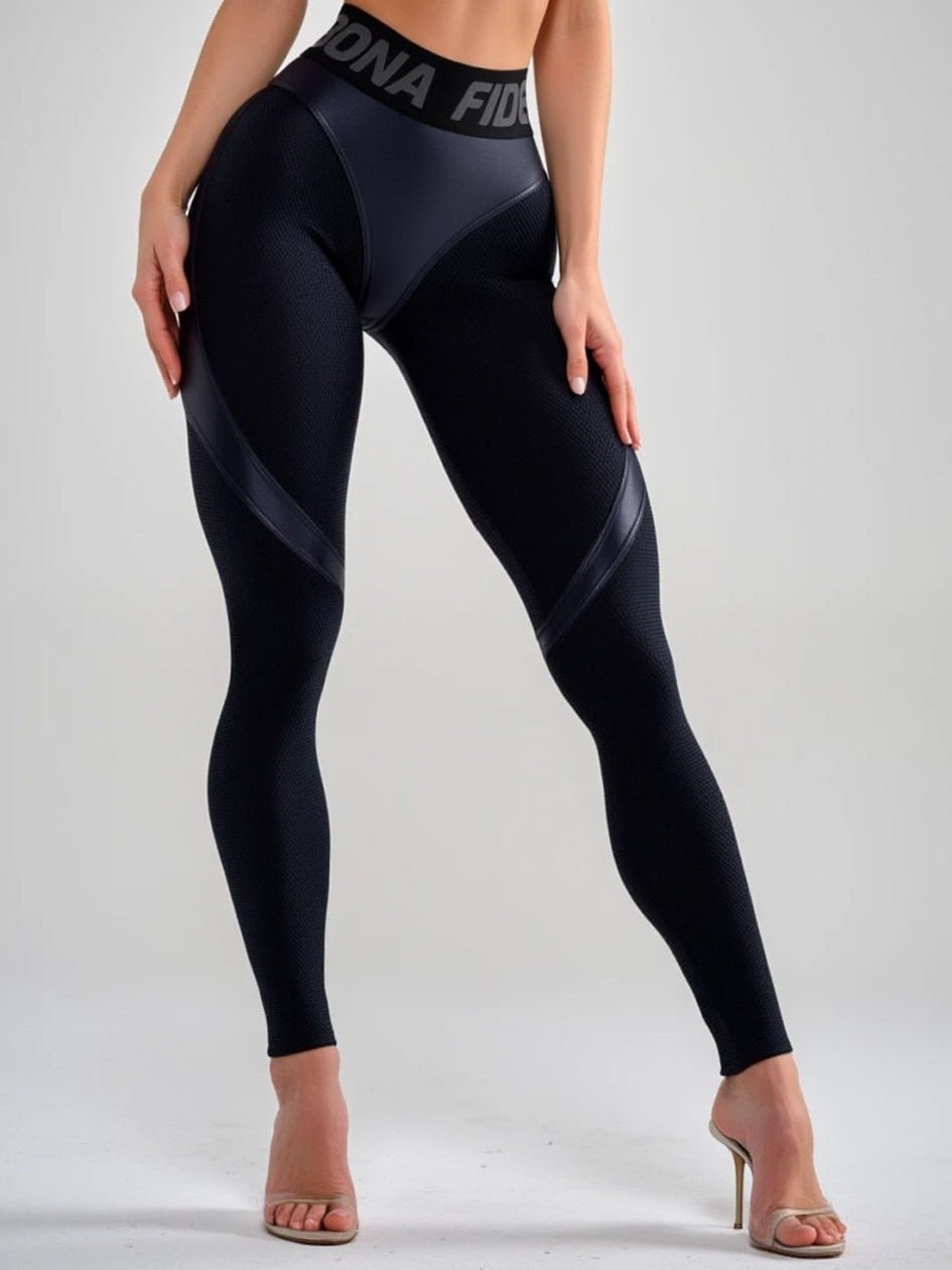 Leggings Extra Sex Push - Up Black Skin - Bona Fide