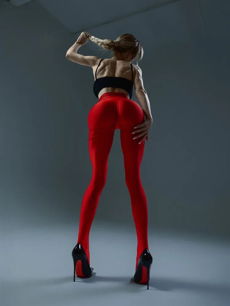 Leggings Extra Sex Push - Up Juicy Red - Bona Fide