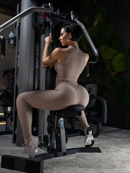 Leggings Ribbed Beige - Bona Fide