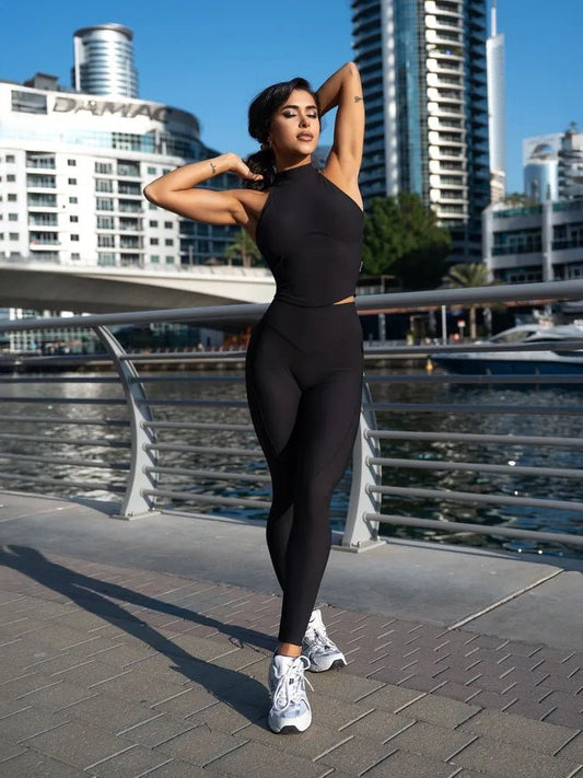 Leggings Ribbed Black - Bona Fide
