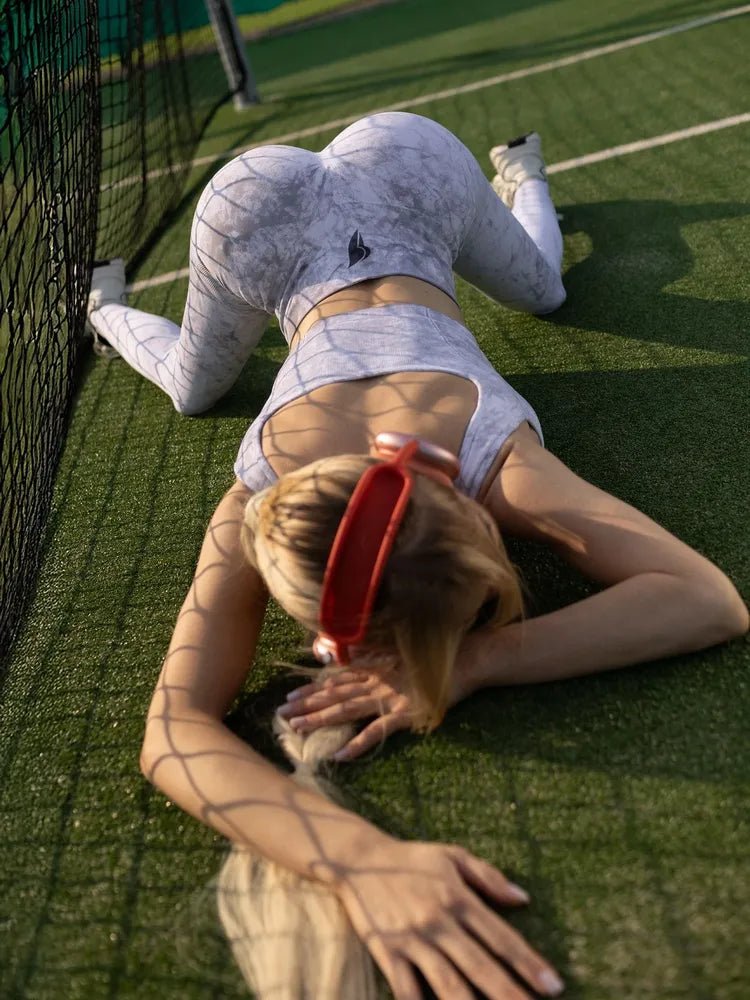 Leggings Seamless Marble White - Bona Fide