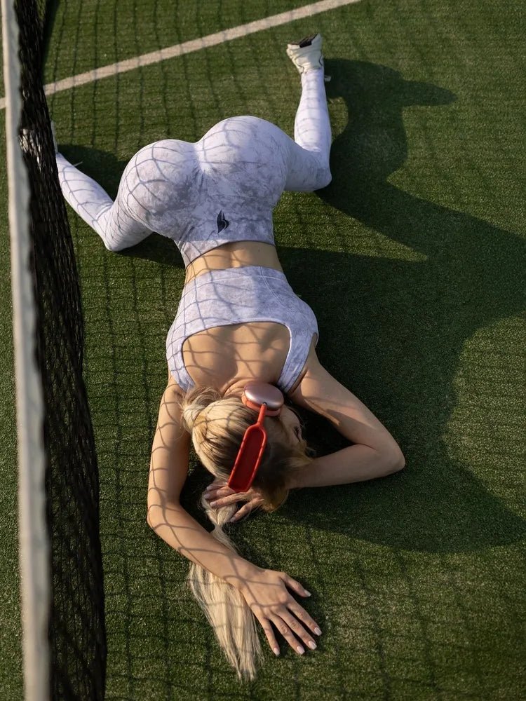 Leggings Seamless Marble White - Bona Fide