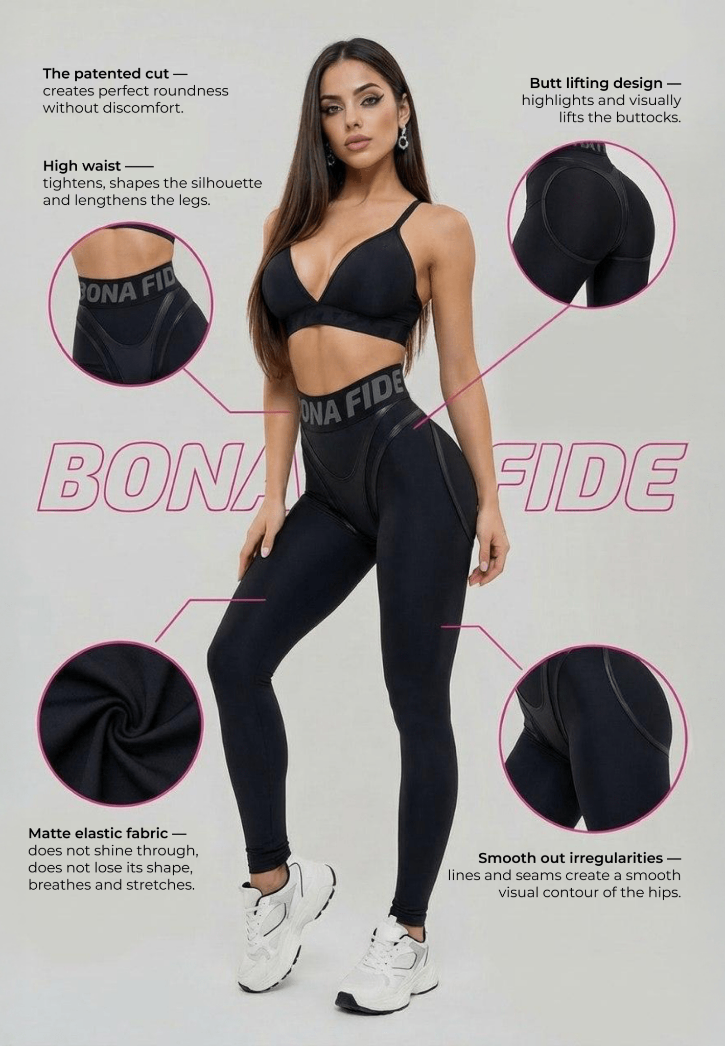 Leggings Ultra Sex Pro Black - Bona Fide