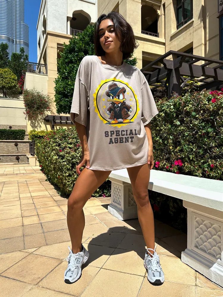 Oversize T-shirt Agent Duck - One size - Bona Fide