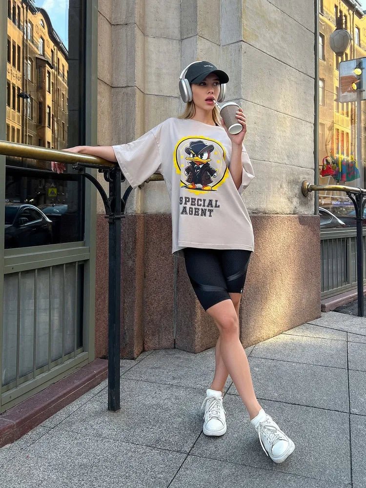 Oversize T-shirt Agent Duck - One size - Bona Fide