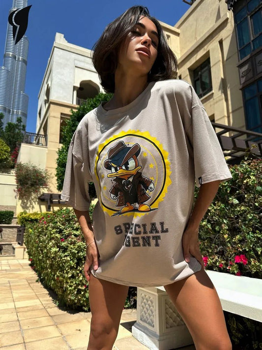Oversize T-shirt Agent Duck - One size - Bona Fide
