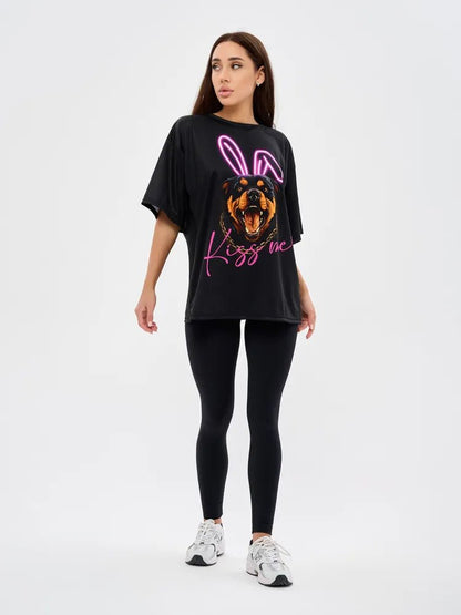 OVERSIZE T-shirt Dangerous Kiss - Bona Fide