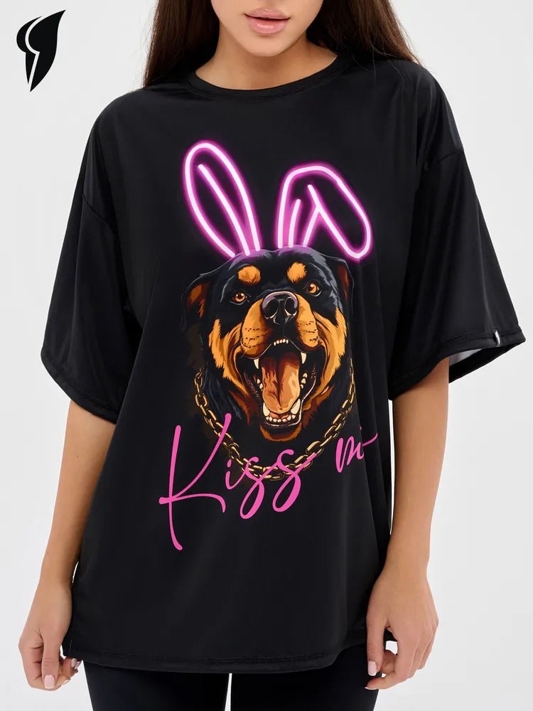 OVERSIZE T-shirt Dangerous Kiss - Bona Fide