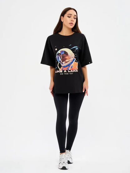 Oversize T-shirt Laika - One Size - One size - Bona Fide