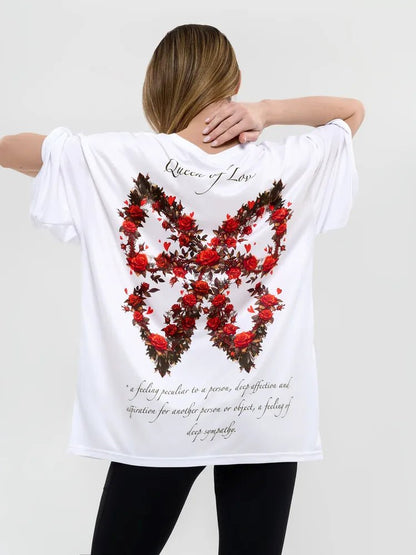 Oversize T-shirt Queen of Love - One size - Bona Fide