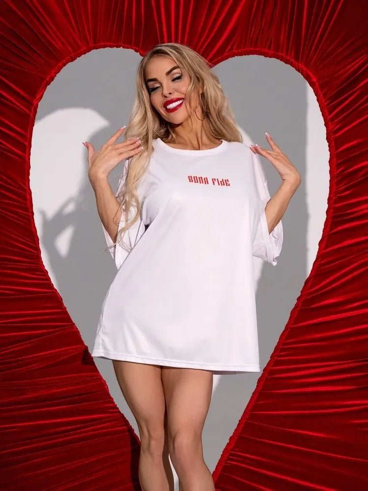 Oversize T-shirt Queen of Love - One size - Bona Fide