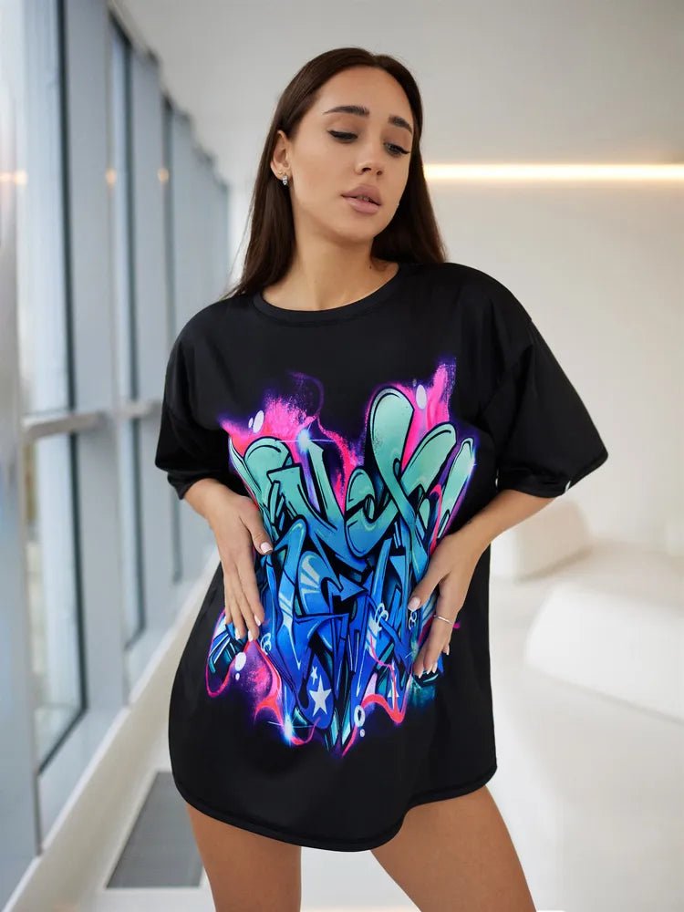 Oversize T-shirt Yo - Yo Girl - One Size - Bona Fide