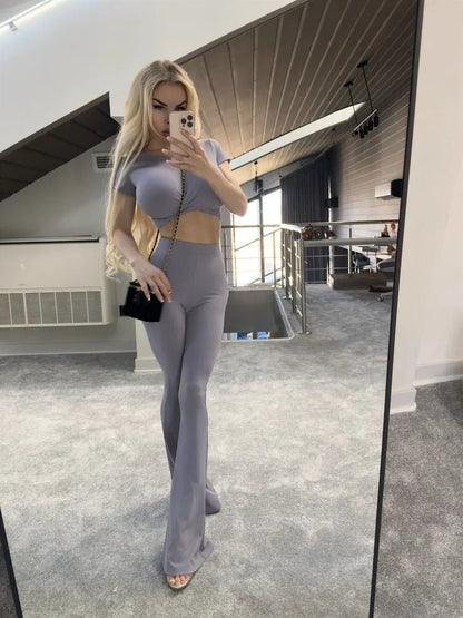 Pants Lady Rave Gray - Bona Fide