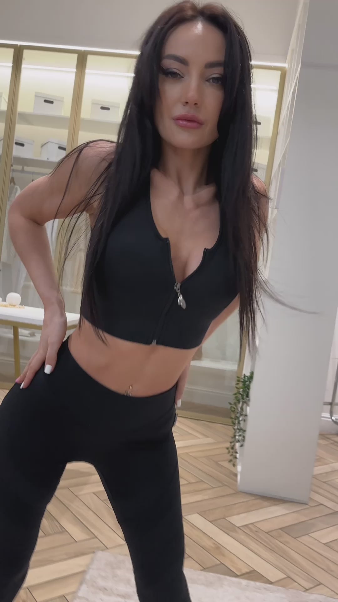 Leggings Bona Stingray Black