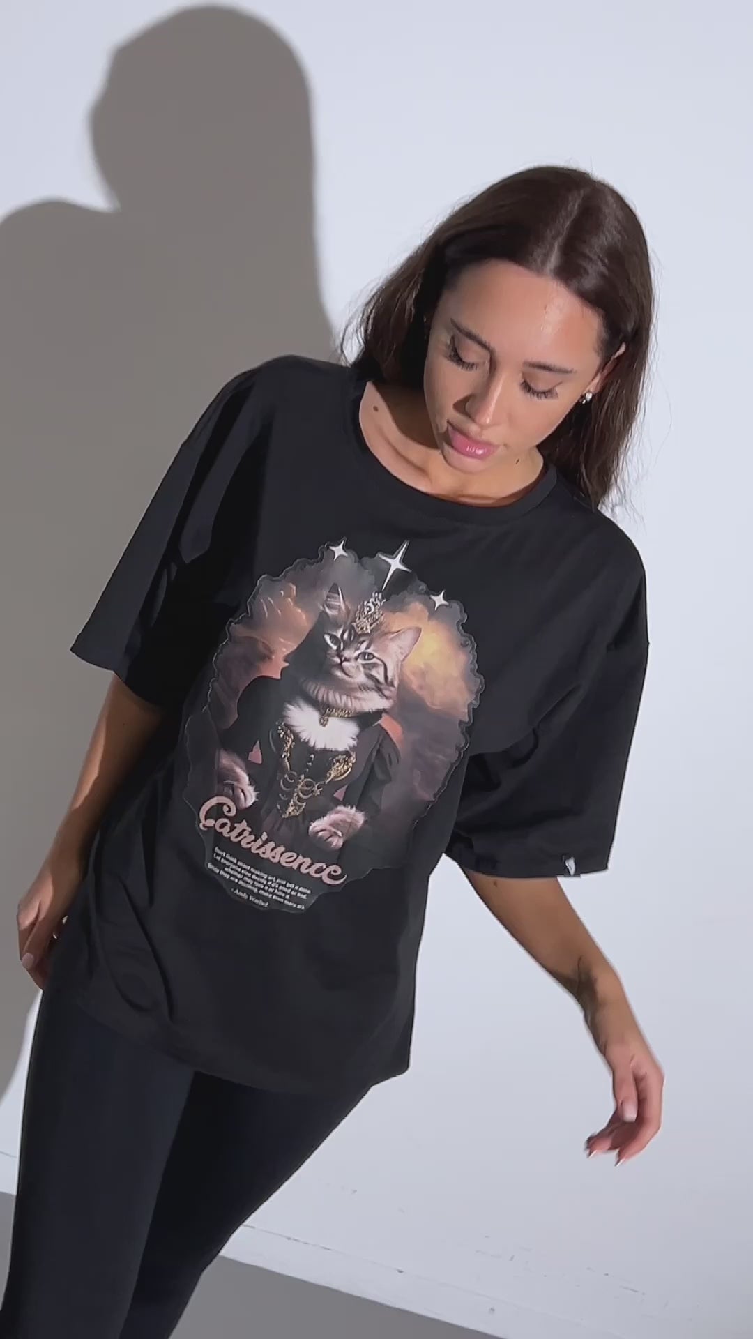 Camiseta Oversize Catrissence - Tamanho Único