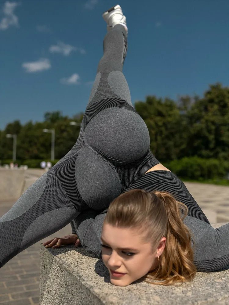 Seamless Majestic Leggings Gray Melanje - Bona Fide