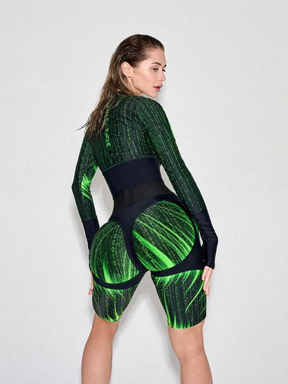 Shorts Bona Cycling Extra Sex Push - up Corsage Matrix - Bona Fide