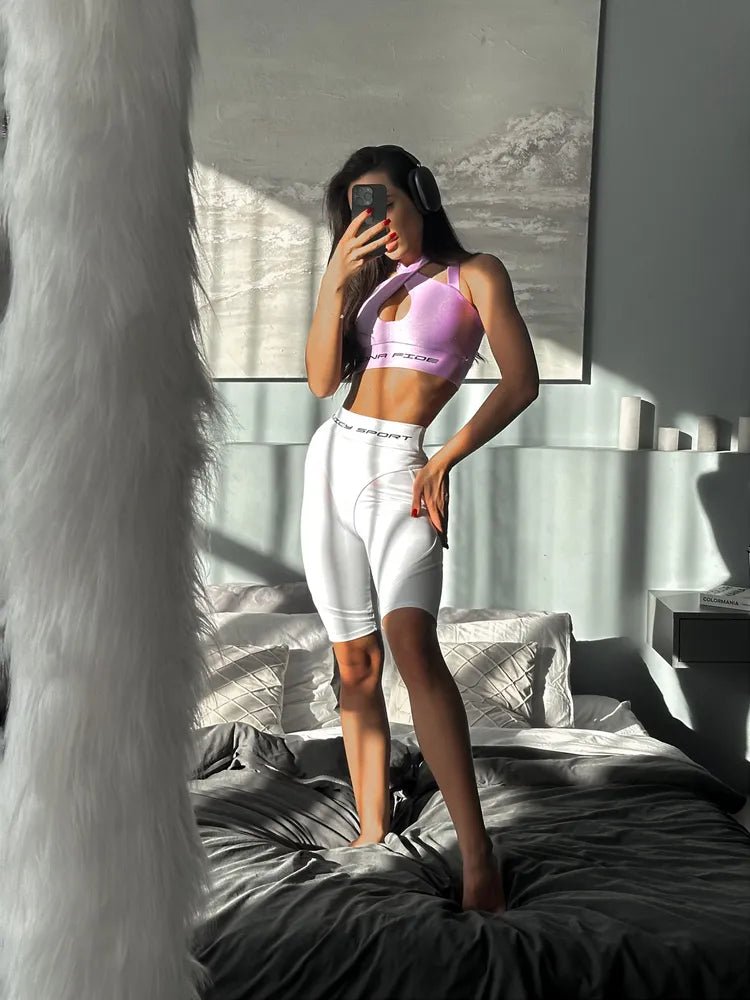 Shorts Bona Cycling Extra Sex Push - Up Juicy White - Bona Fide