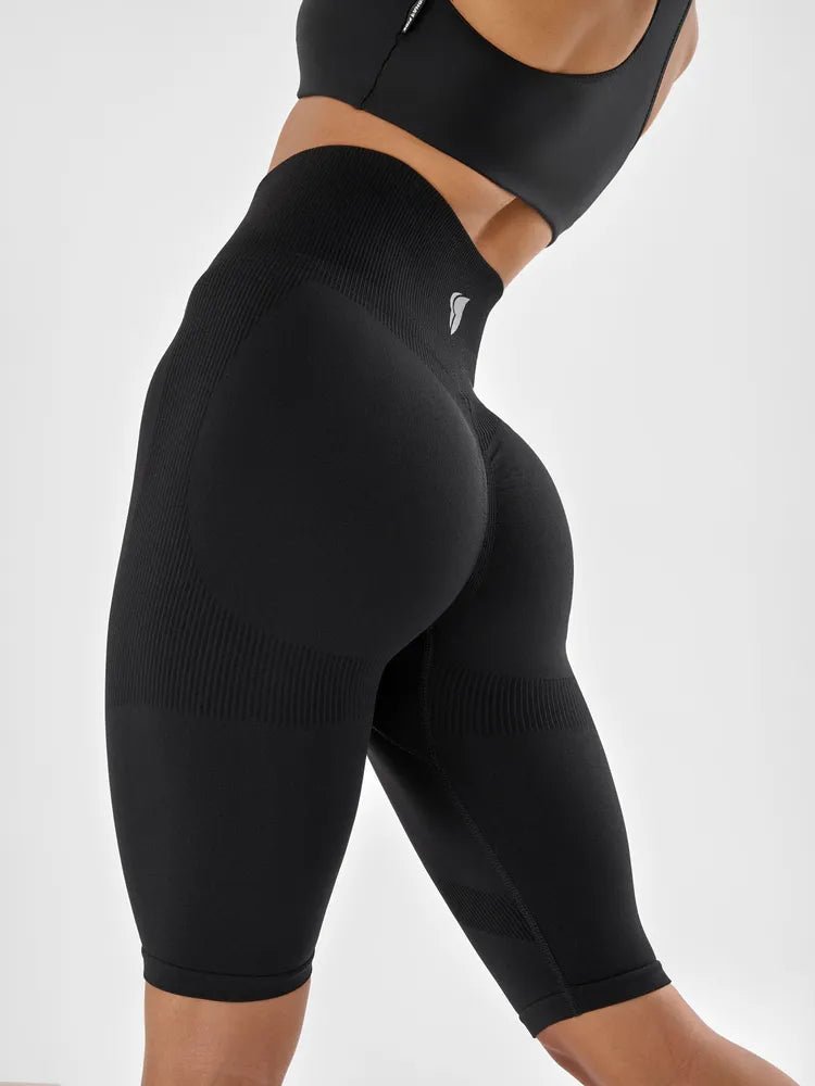 Shorts Bona Seamless Cycling Black - Bona Fide