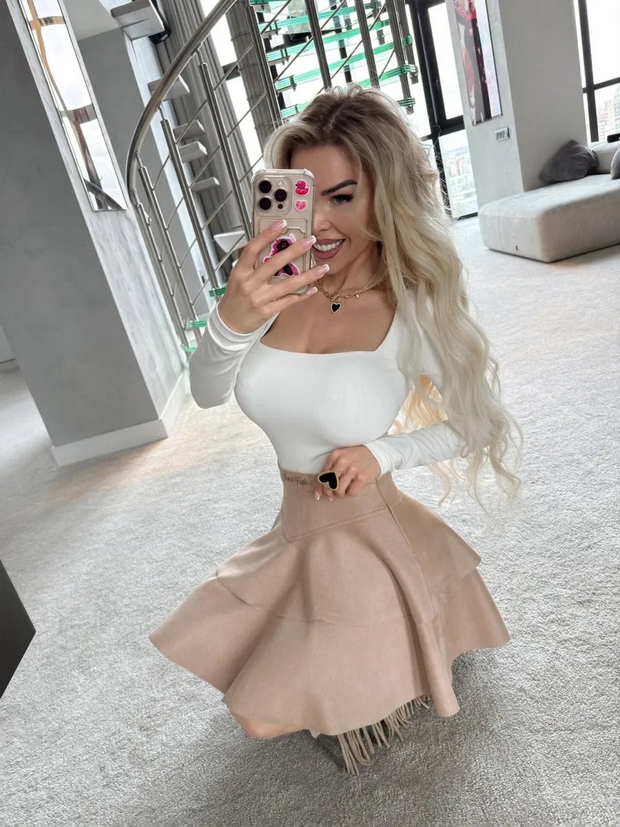 Skirt Miss Kiss Beige - Bona Fide