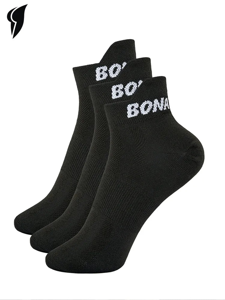 Socks Black (3 pairs) - Bona Fide