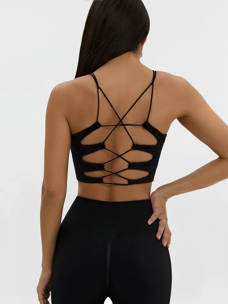 Sports Bra Angel Top Black - Bona Fide