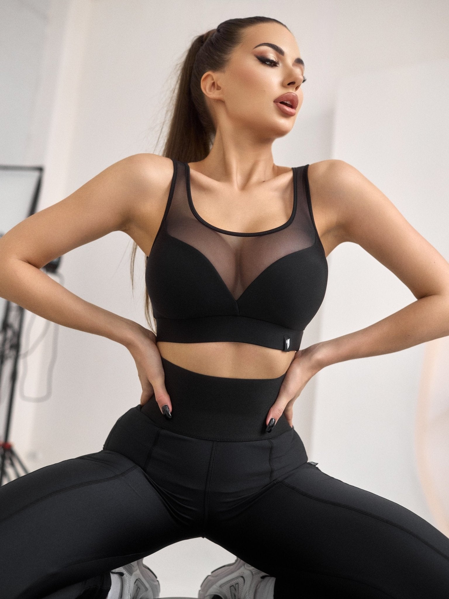 Sports Bras Gemini Top Black - Bona Fide