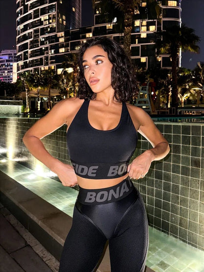 Sports Bras Spider Top Black - Bona Fide
