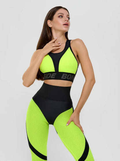 Sports Bras Top For Top Neon Yellow - Bona Fide