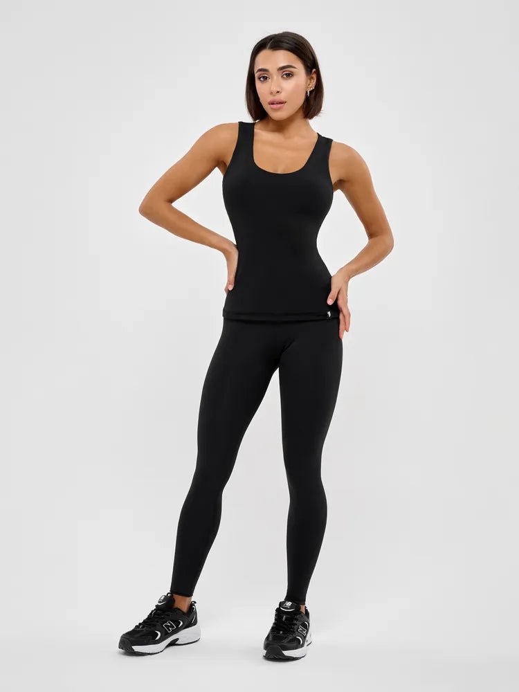 Tank Top Bra Vest Black - Bona Fide