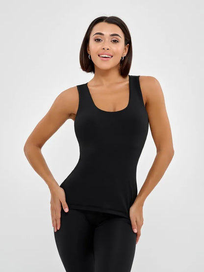 Tank Top Bra Vest Black - Bona Fide