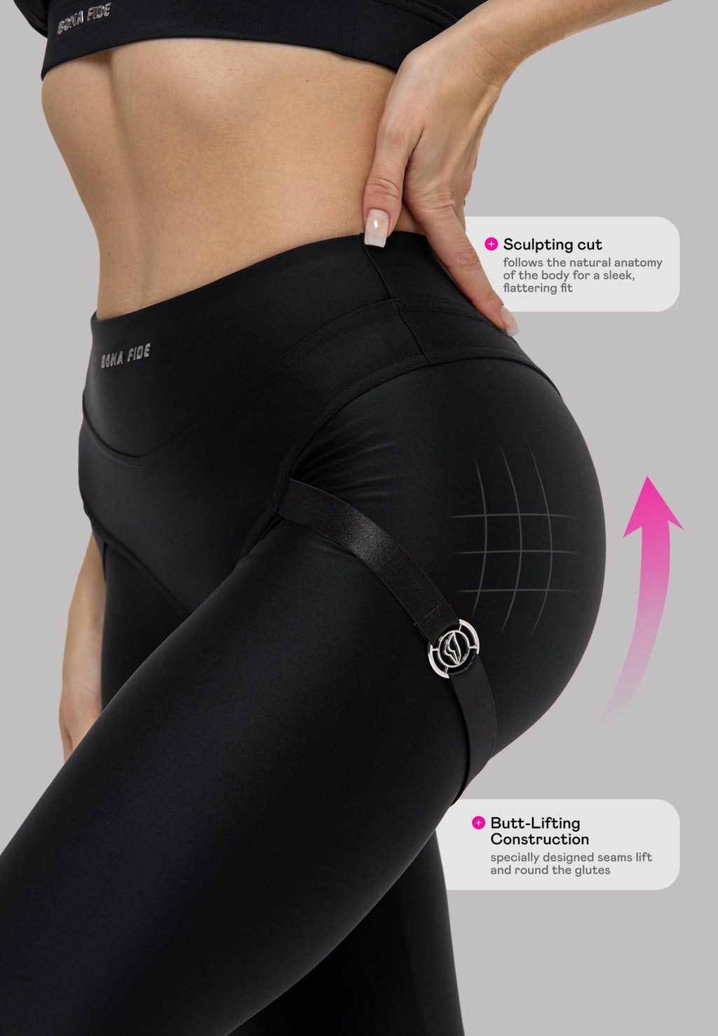 Tease Leggings Black - Bona Fide